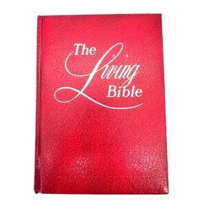 The Living Bible Holman Illustrated Edition Paraphrased Hardcover Vintage 1973